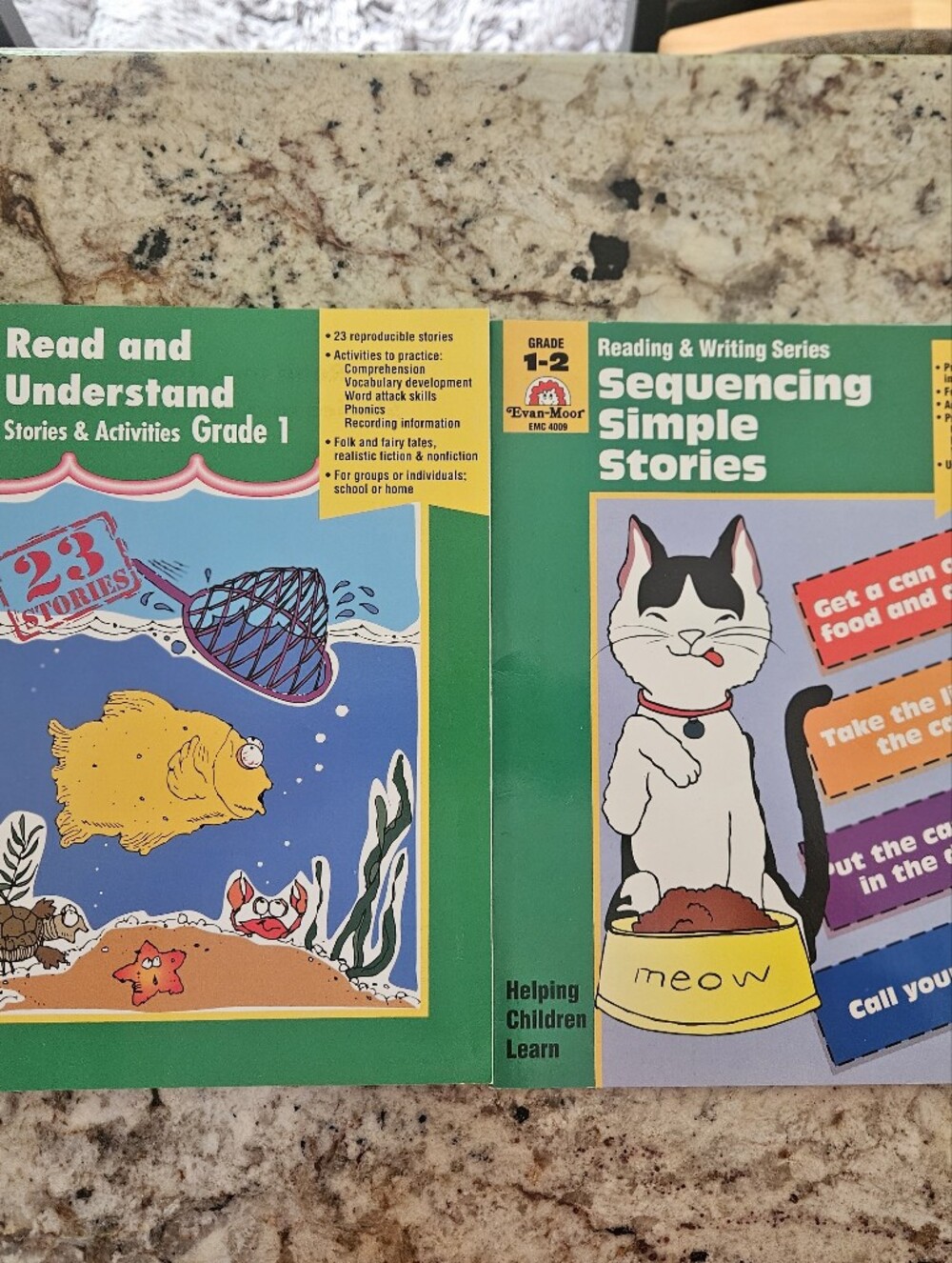 Reading Writing Comprehension Workbooks Grade 1,2 Teaching Homeschool Stories
